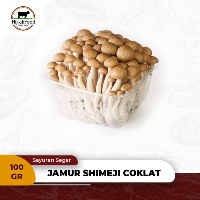 

Brown Shimeji Mushroom Fresh Jamur Shimeji Coklat Segar