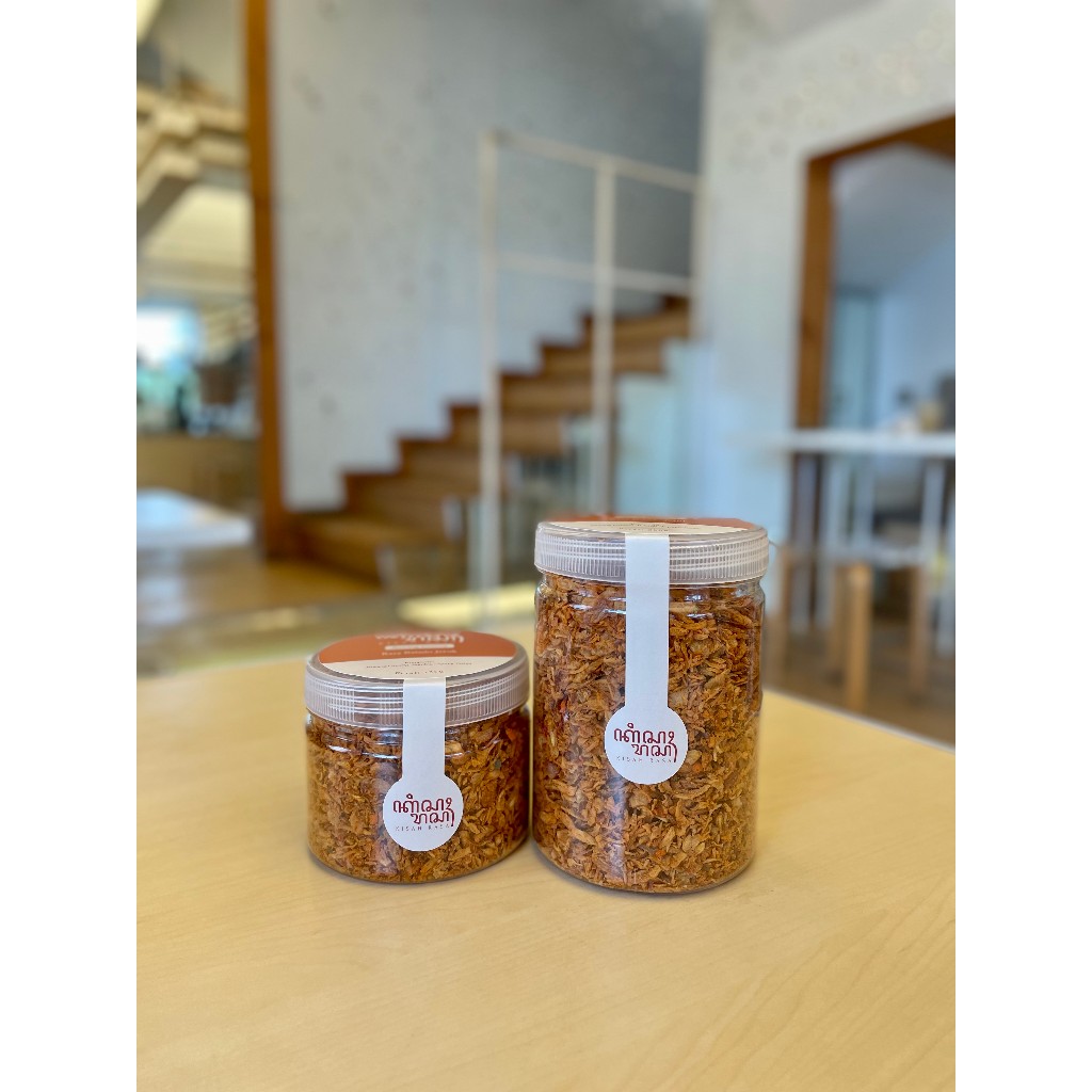 

Bawang Goreng Balado Jeruk Premium Kisah Rasa Gurih Super Kemasan Toples Tanpa Pengawet