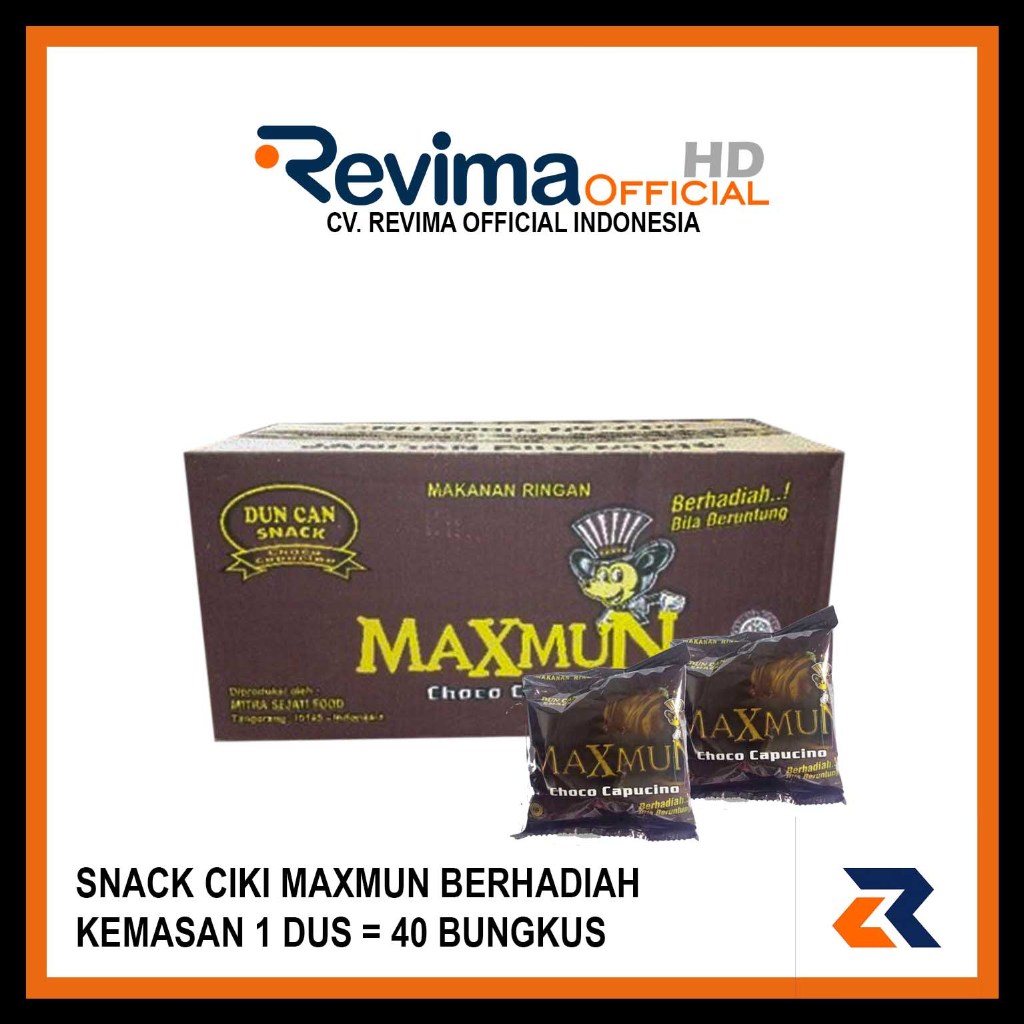 

Snack Chiki MAXMUN Berhadiah Uang_Jika beruntung, Kemasan 1 Dus isi 40 Bungkus