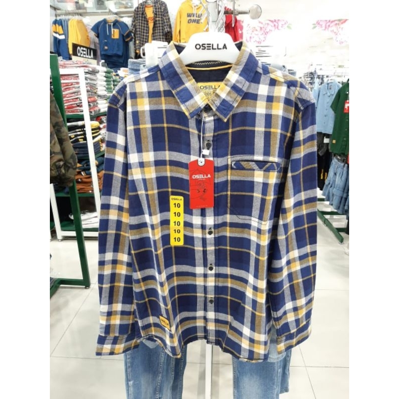OSELLA Kemeja Anak Laki Laki Kotak New Arrival Original