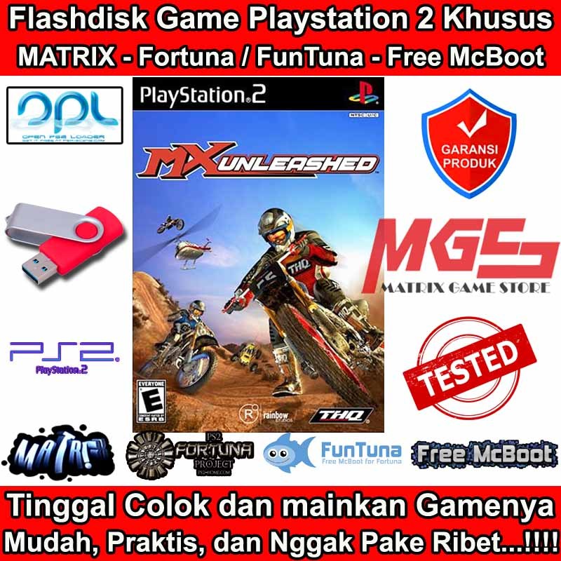 Flashdisk Game PS2 PS 2 MX Unleashed