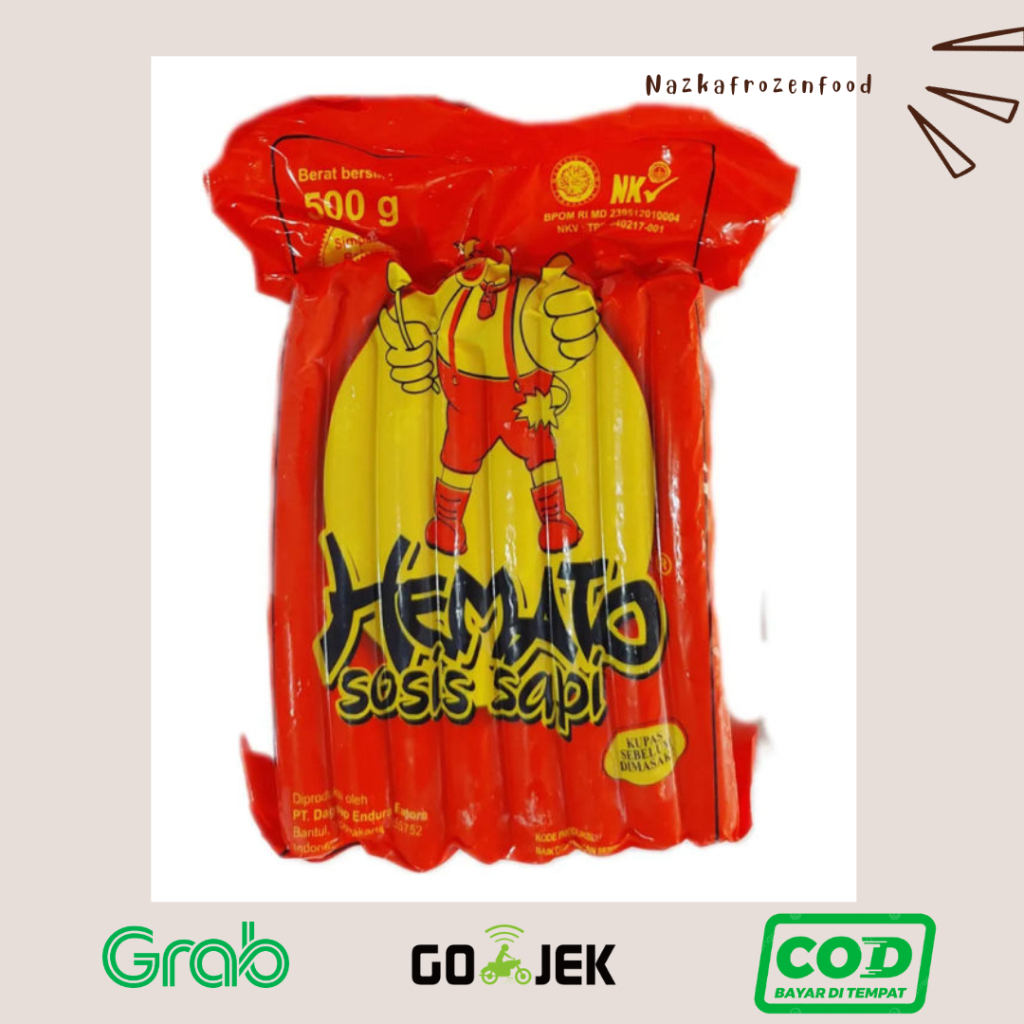 

Hemato Sosis Sapi 500 gr
