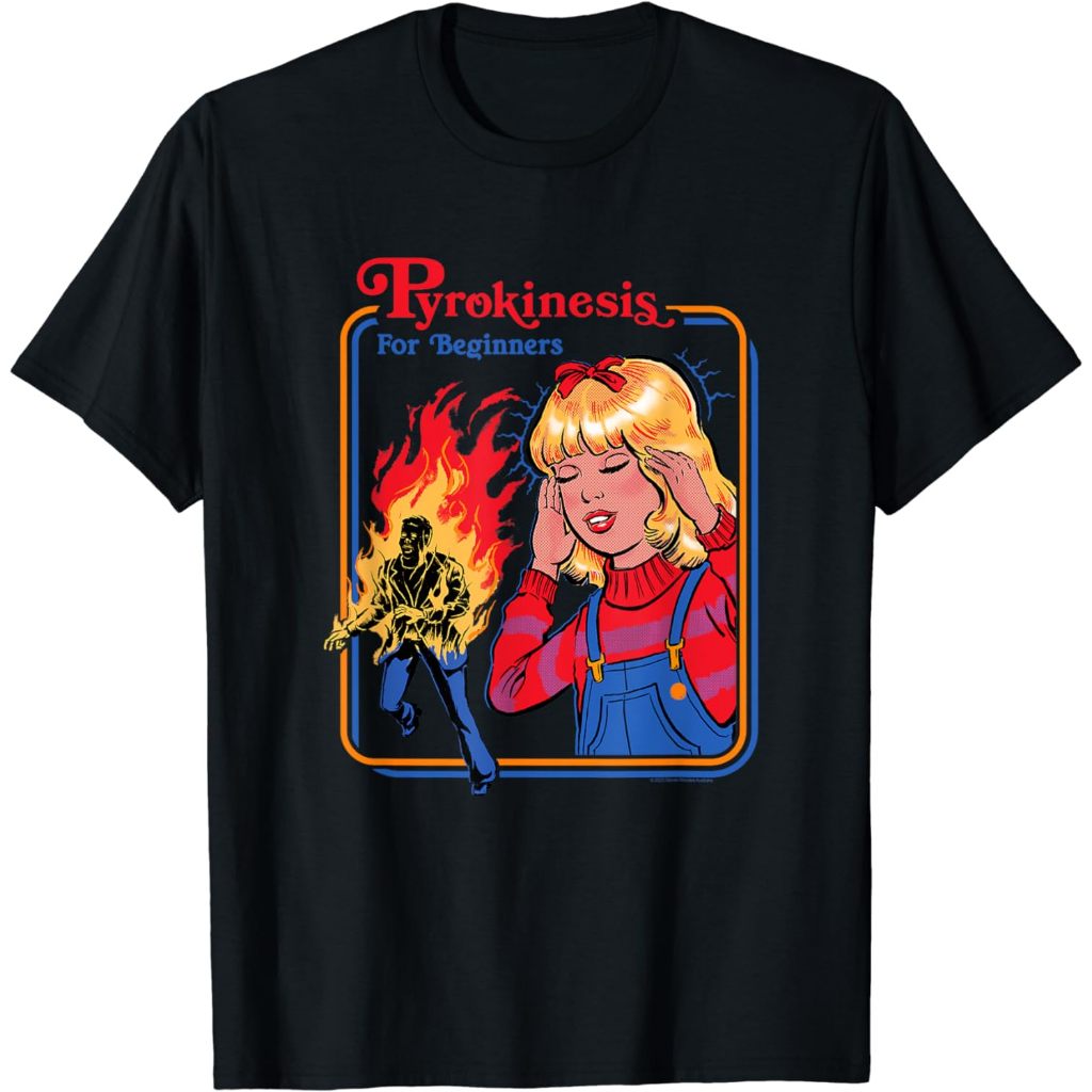 Baju distro dewasa Steven Rhodes Pyrokinesis T-Shirt
