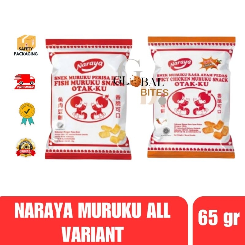 

Naraya Muruku Otak-Ku Otakku Maruku Fish / Snack Otak-Otak / Snek Ikan Kemasan 60g