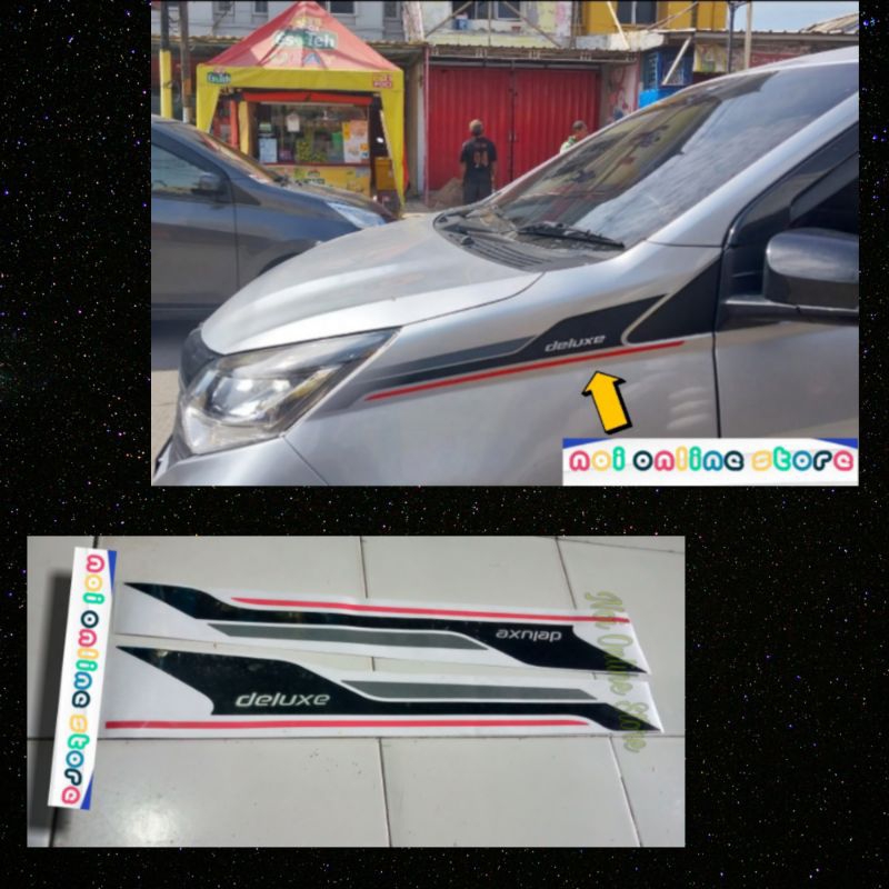 stiker Deluxe untuk mobil Daihatsu SIGRA New