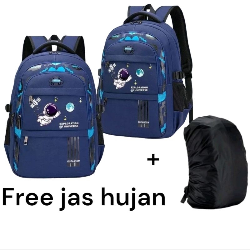 tas anak sekolah/tas anak sd astronot/tas anak tk astronot/tas anak ransel laki laki/tas anak laki l