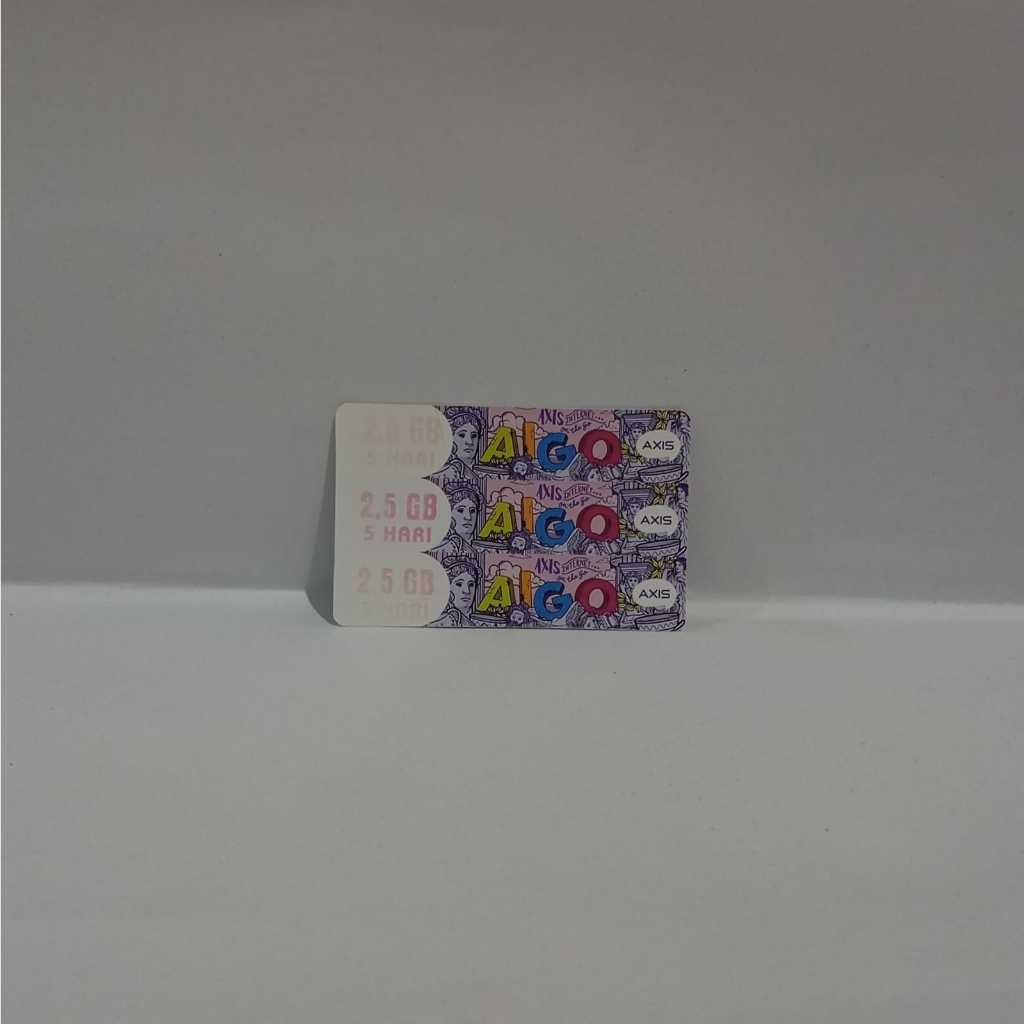 voucher/ PAKET DATA INTERNET AXIS AIGO 2,5 gb 5 hari