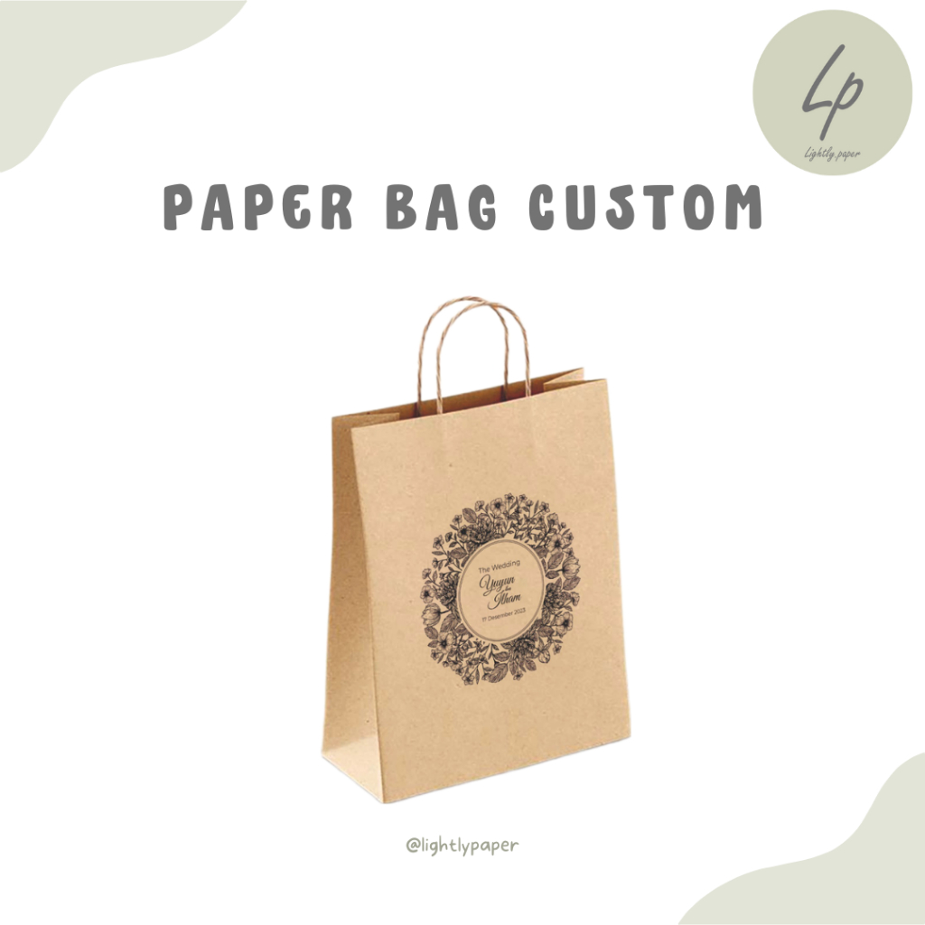paper bag custom uk. 25 x 10 x 30
