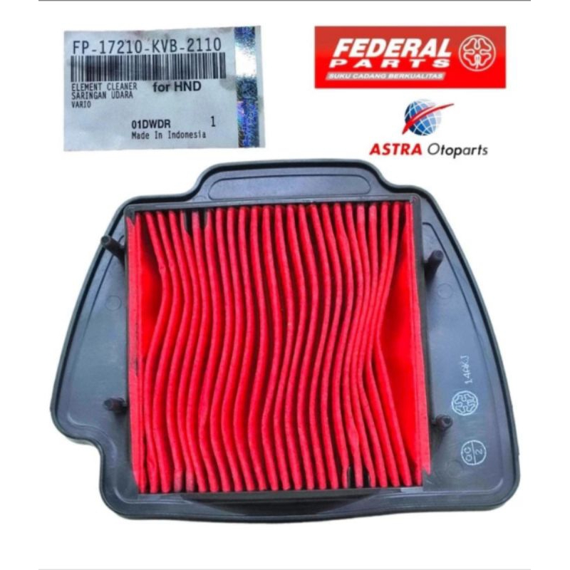 Filter Udara Vario 110 Karbu Ori Federal