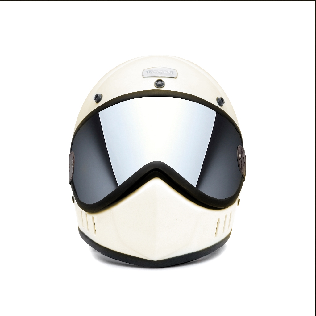 Trooper Custom - Helm X-9 - Full Face - Broken White Glossy