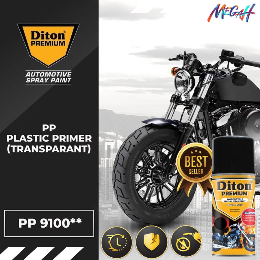 Cat Semprot Diton Premium PP Primer 9100 - Plastic Primer 300cc