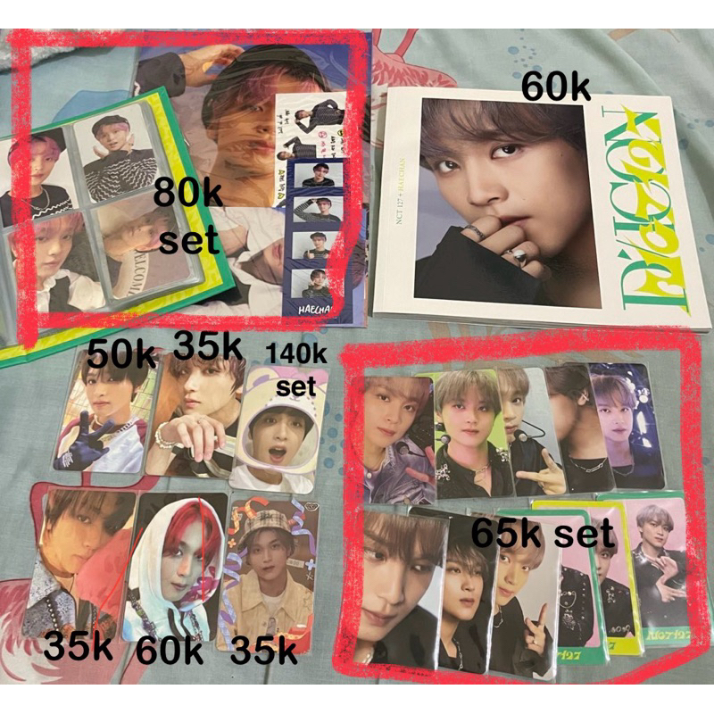 Pc photocard haechan nct dream 127 dicon 102 beatbox acrylic universe 2baddies sg22 sg23