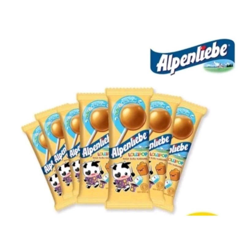 

ALPENLIEBE LOLIPOP CARAMEL RENCENG ISI 12