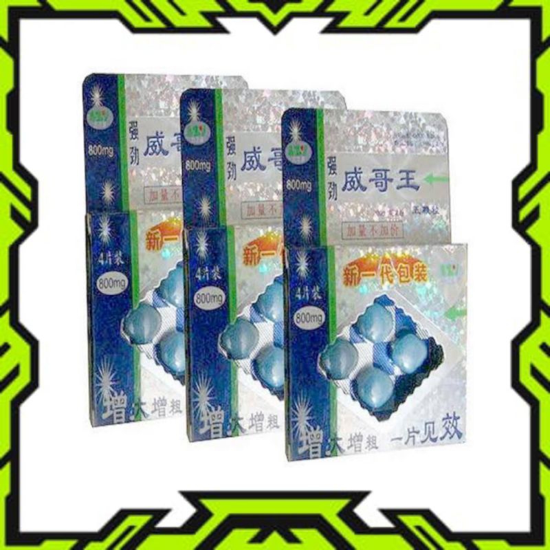 (Privasi aman) Pil Biru Viagra Cina Wbl Asli Viagra Obat Kuat Pria Isi 4 Tablet Original