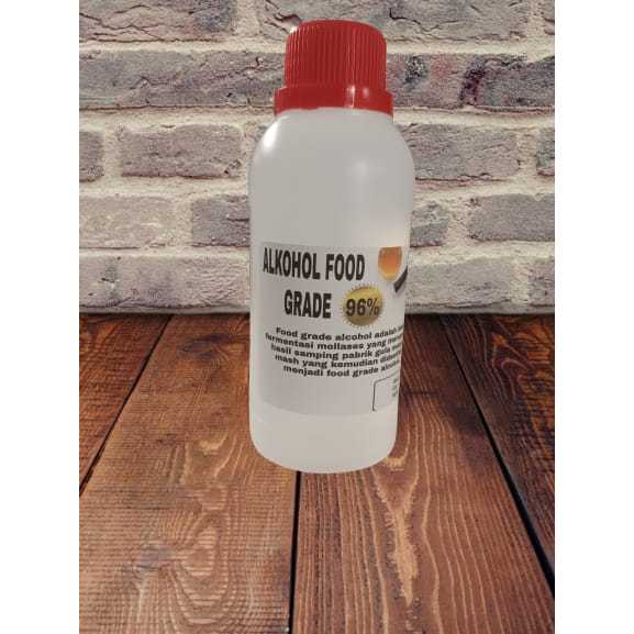 Alkohol food grade bisa diminum pure grain 96 % 250 ml