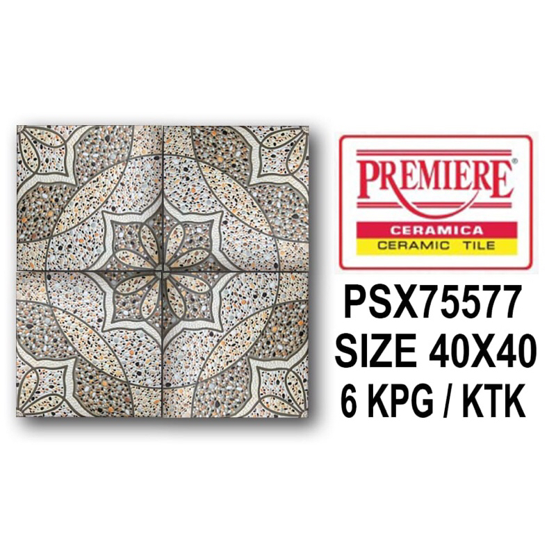 Keramik Garasi | Keramik Teras | Keramik Carport Ukuran 40x40 Type PSX75577