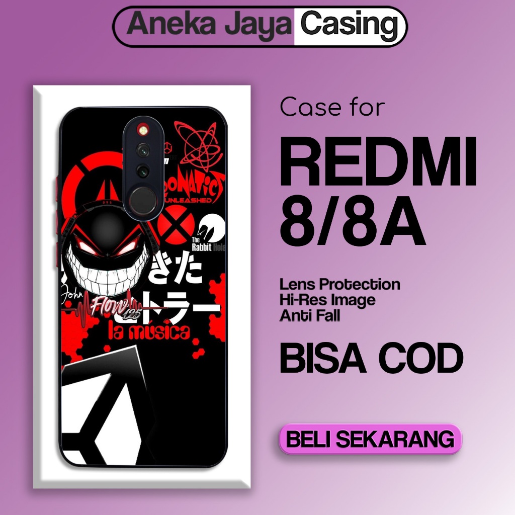case hp redmi 8 casing redmi 8a motif art 03 kesing cute lucu case keren karakter anime bahan hardca