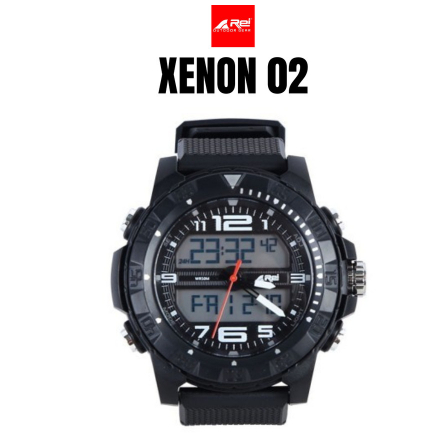 Rei Jam Tangan Digital dan Analog Pria Xenon 02 Arei Outdoorgear watch