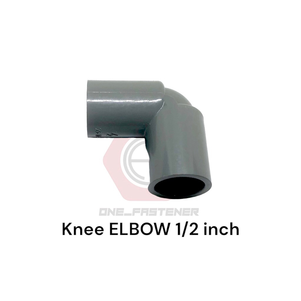 Sambungan Elbow Knee knie keni Pipa 1/2 inch PVC paralon