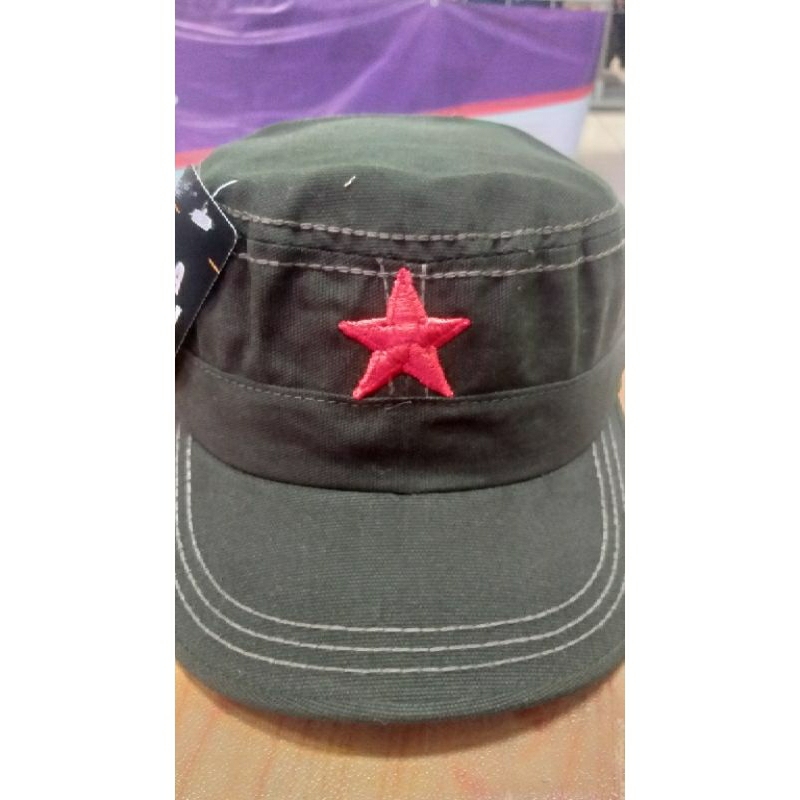 topi komando army bintang merah