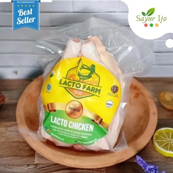

Lacto Farm Paha Utuh Ayam Organik 600 - 650 Gram / Pack Fresh Frozen Chicken Thigh Daging Beku Segar