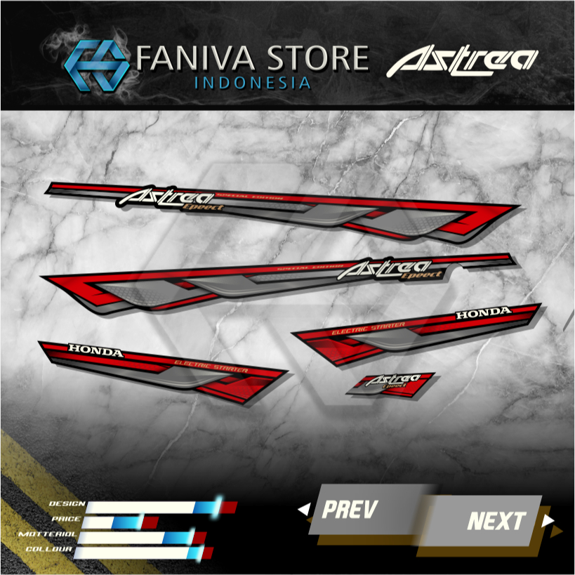 STRIPING ASTREA GRAND / STRIPING ASTREA LEGENDA / STRIPING LEGENDA 2 / STRIPING GRAND CUTOM