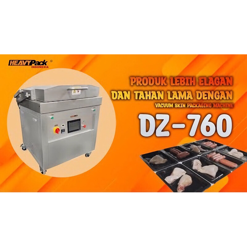 Heavypack Vacuum Skin Packaging Machine DZ-760 / Mesin Vacuum Sealer