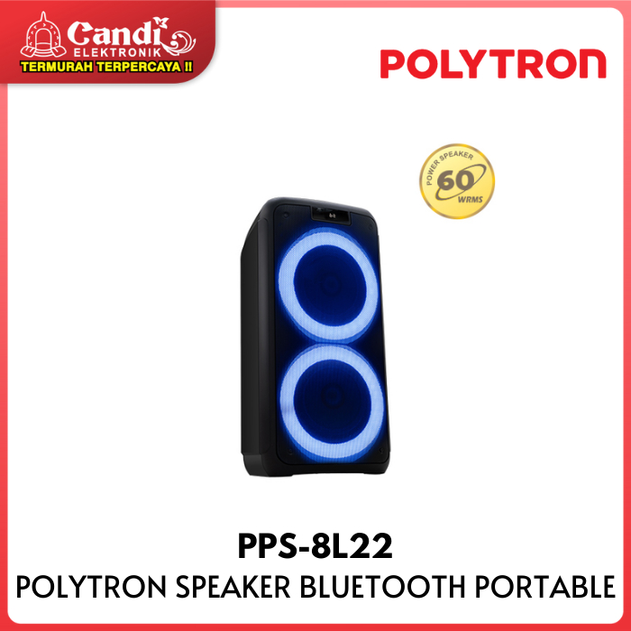 POLYTRON Speaker Bluetooth Karaoke Portable PPS-8L22