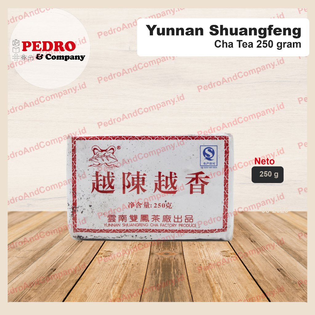 

Yunnan Shuangfeng cha Tea 250 gram - teh pu er buang lemak