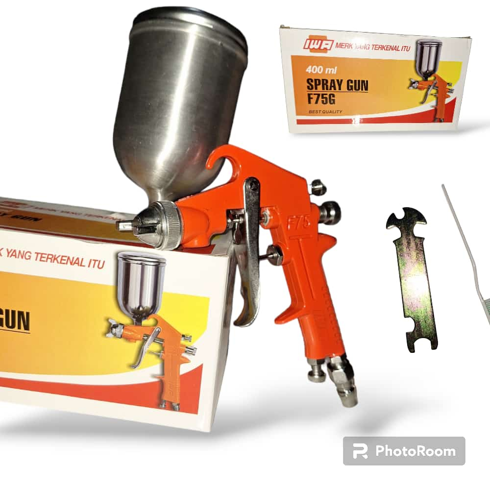 Sagola Spray Gun F75 Alat Semprot Cat Tabung Atas F 75 IWA TOOLS