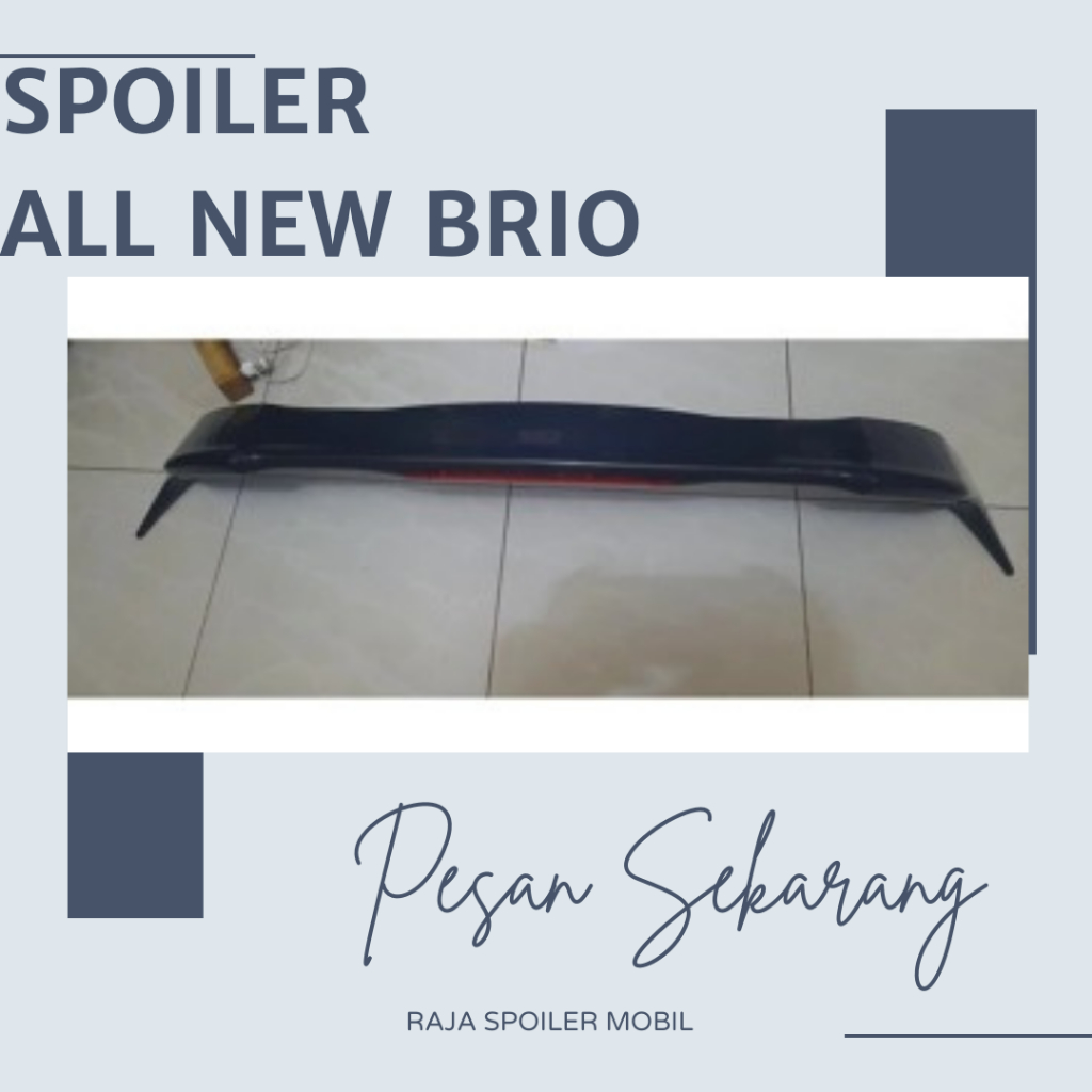 SPOILER MOBIL ALL NEW BRIO WITH LAMP