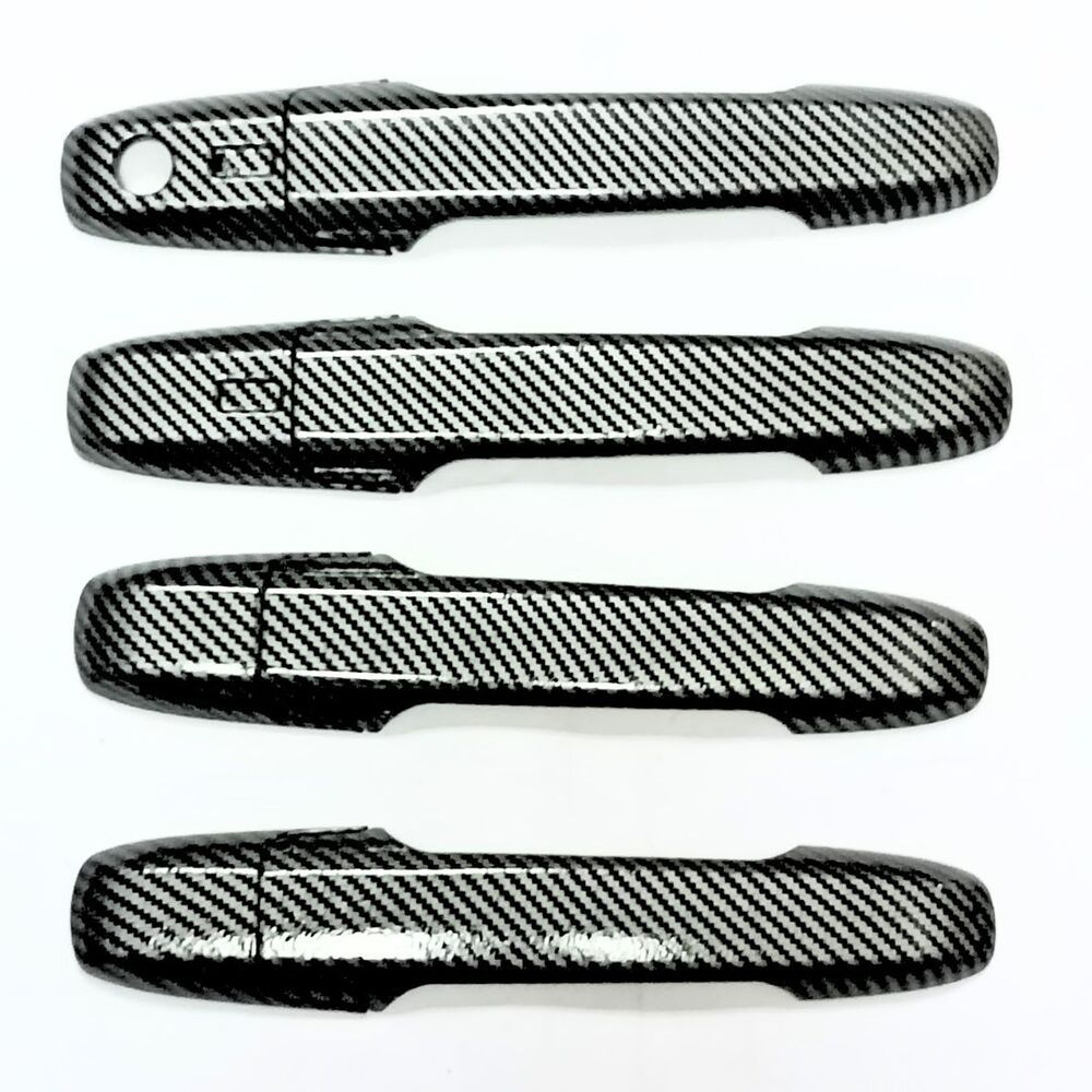 Cover Handle Pegangan Pintu Mobil Toyota Agya Ayla 2023 Carbon