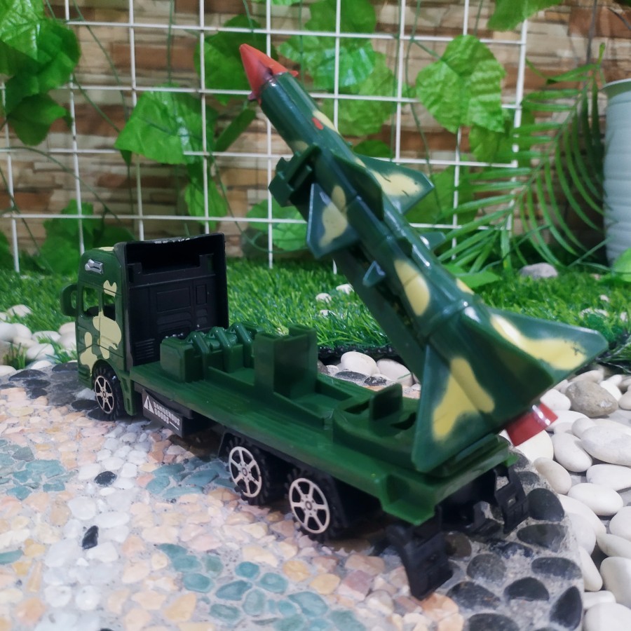 Mainan Mobil Truk Rudal Anak Murah - Miniatur Truk Roket