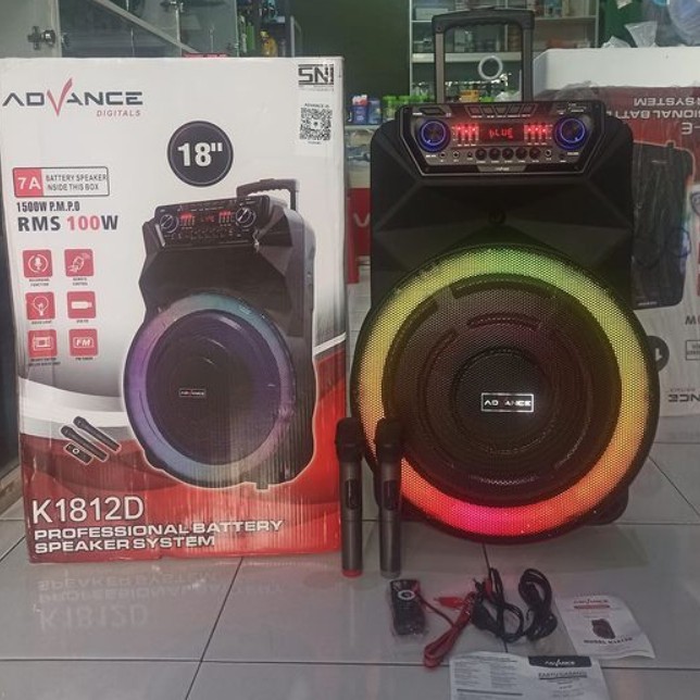 SPEAKER ADVANCE PORTABEL BLUETOOTH K1812D