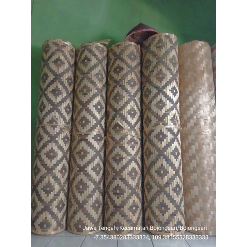 anyaman bambu tabag/bilik