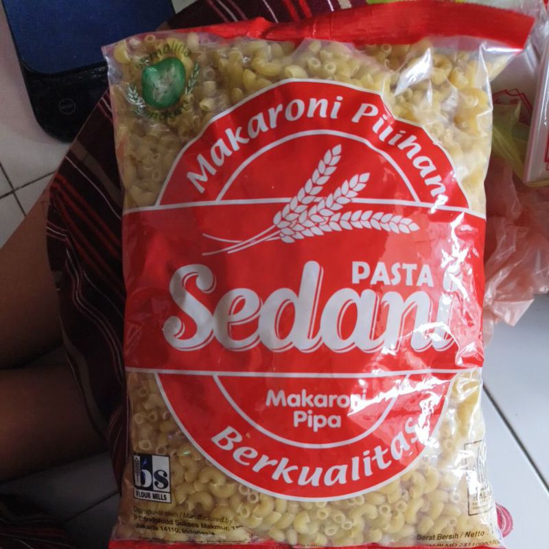 

makaroni pasta sedani pipa spiral untuk sayur dll