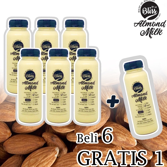 

Best Terlaris Raw Almond Milk Susu Almond 25 ml V88