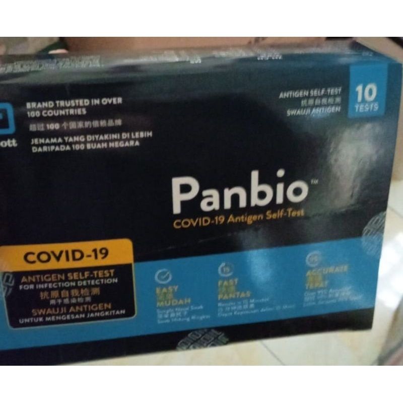 Panbio Abbot SG Import isi 10 Antigen swab