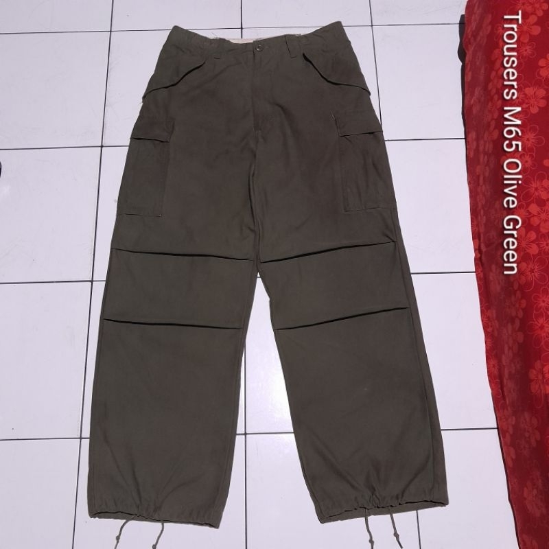 Trouser M65 Olive Green Us Army Celana Cargo Milit*ry Second Original