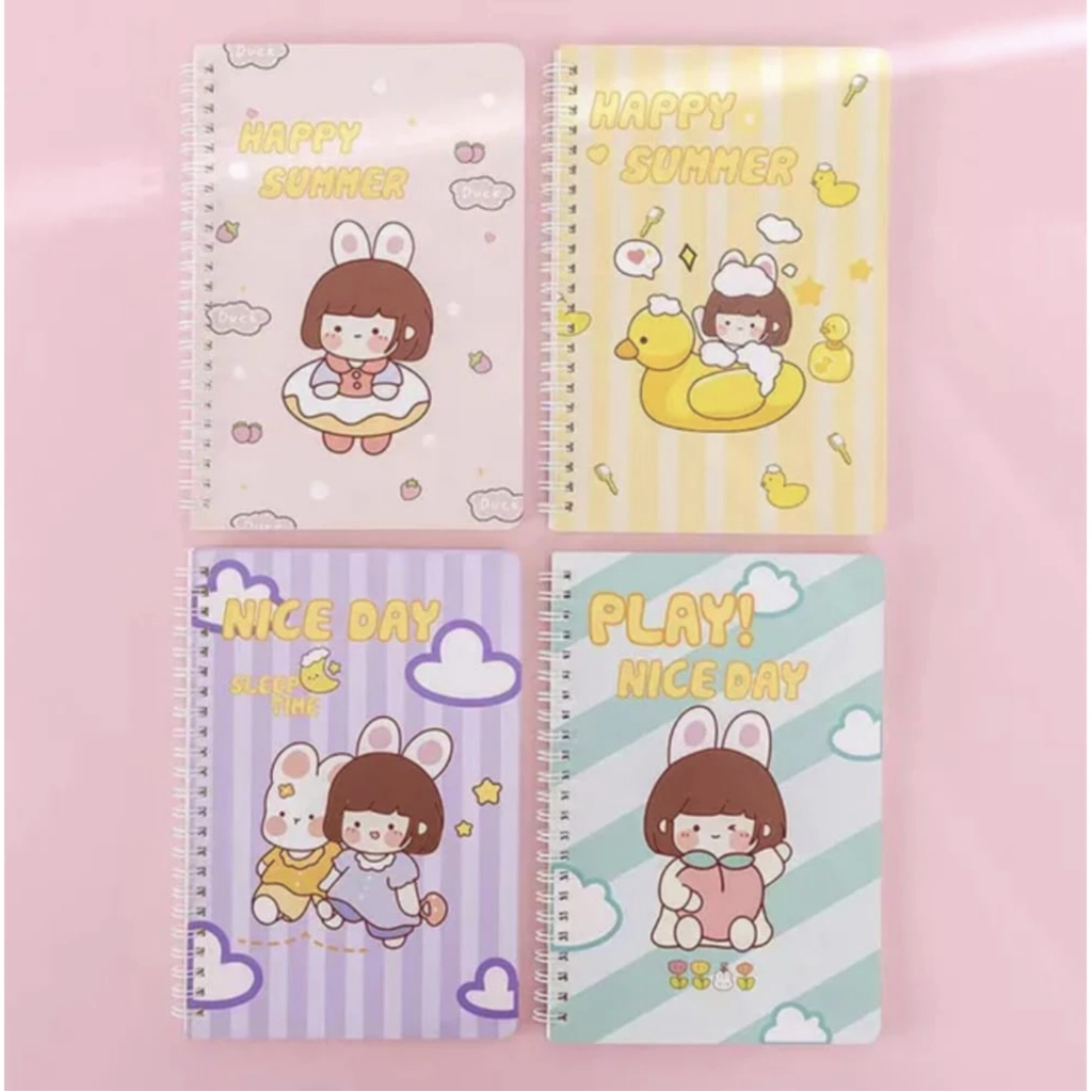 

Buku Catatan / Ruled Notebook MOKA MK-2258 A5 Nice Day / Happy Summer