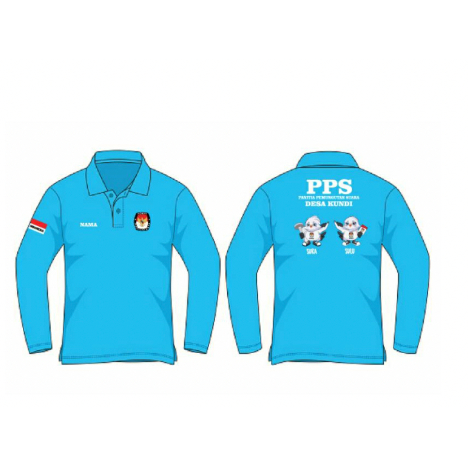 Poloshirt Kaos Polo PPS Panitia Pemungutan Suara - TSHIRT BAJU POLO KAOS KERAH MODEL POLO - PPS - TA