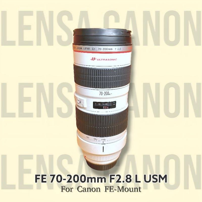 LENSA EF 70-200mm F2.8 L - Lensa Tele Canon - Lensa Zoom
