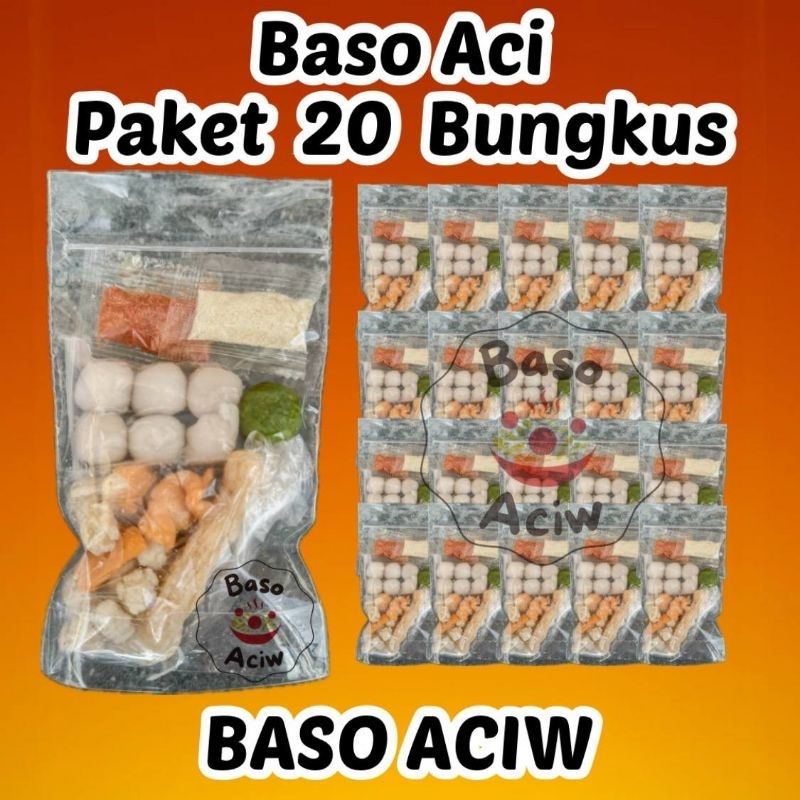 

Baso Aci paket 20 pcs murah / baso Aci termurah / baso Aci isi 20pcs / baso Aci isi 20pcs murah / baso Aci instan / baci / boci