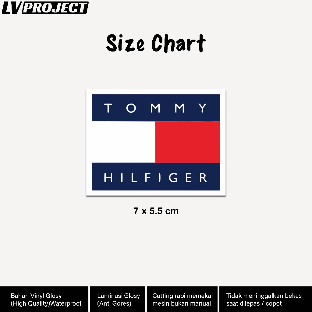 

Stiker Hypebeast Waterproof Vinyl Glossy Sticker Brand Casual TH Hp Laptop