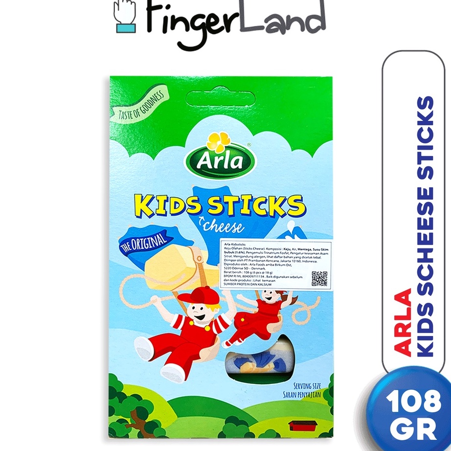 

PRVT937 COD ARLA Kids Stick 18 gram Keju Stik AnakAnak 6 PCS