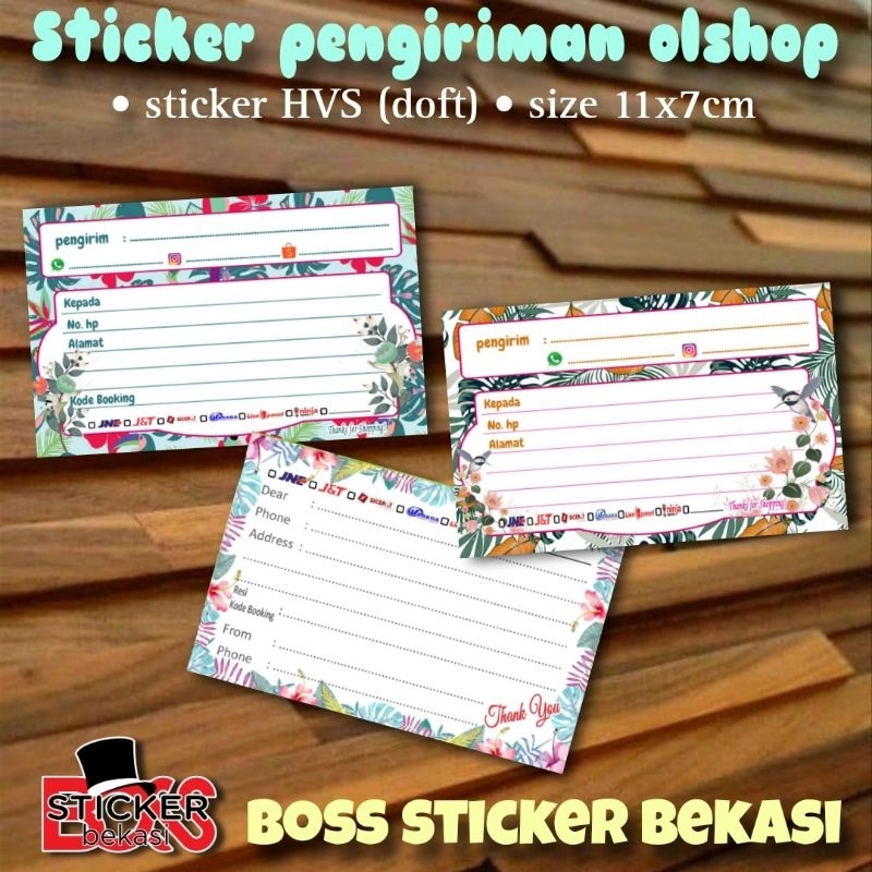 

(50 pcs) STIKER PENGIRIMAN OLSHOP/STIKER LABEL PENGIRIMAN MURAH/STIKER PENGIRIMAN ONLINE SHOP-BUNGA 06