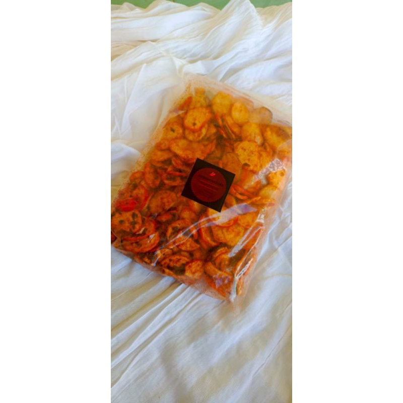 

krupuk sablak pedas daun jeruk