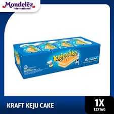 

Keju Cake | Isi 12 Pcs @ 16 Gr | Kraft | Bolu