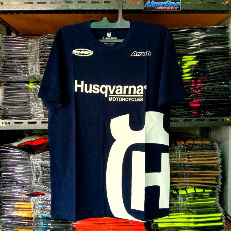 KAOS MOTOR CROSS BAJU TRAIL T-SHIRT HUSQVARNA