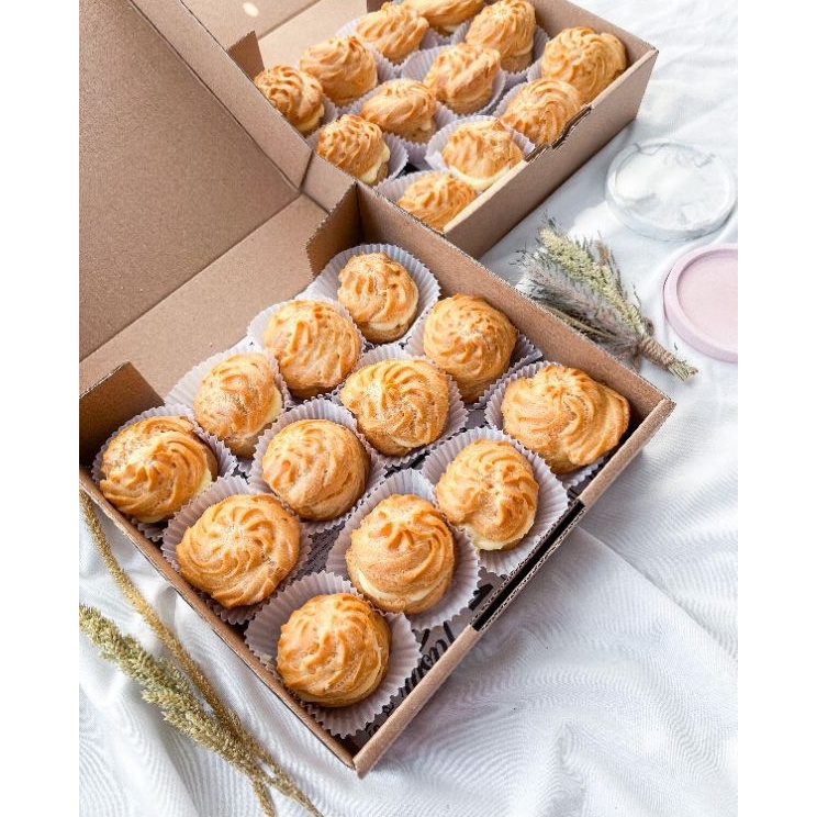 

YSBP9676 COD Mini soes vanila isi 12 pcs